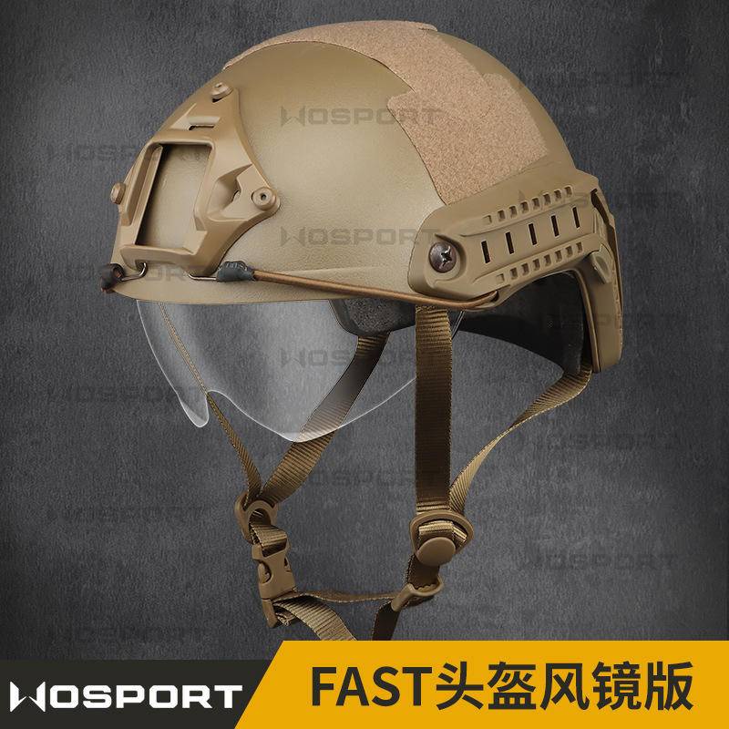 Wosport FAST Helmet Goggles Version CS Field Breathable Light Tactical