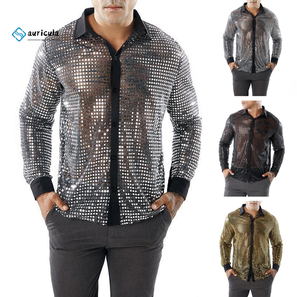 Au Men Shirt Men Performance Shirt Shine Bright At Parties With Men S