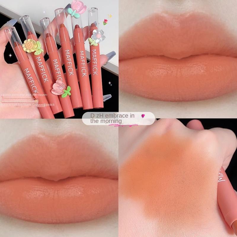 Cod Creamy Balm Nude Lip Liner Waterproof Lipstick Pencil Hundred Match