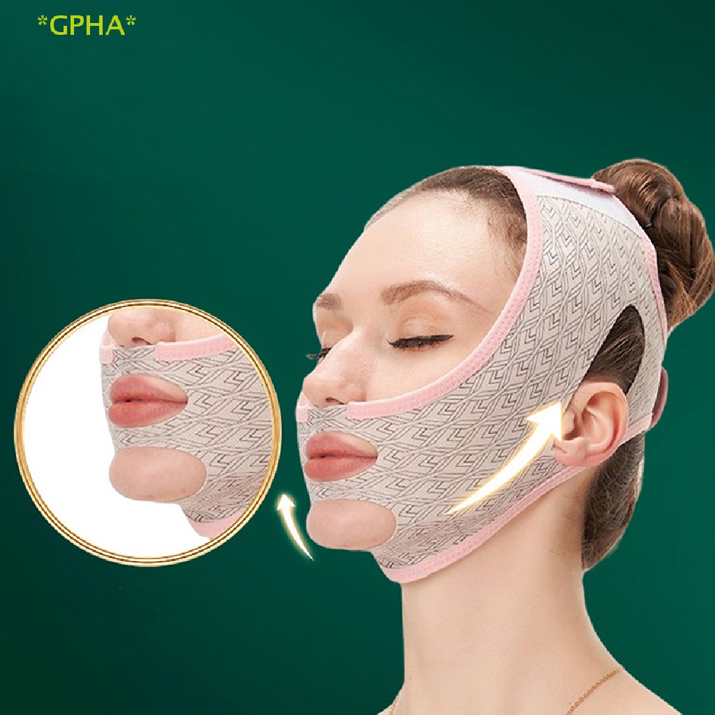 Gpha Facial Slimming Strap V Line Mask Face Lifg Band Double Chin