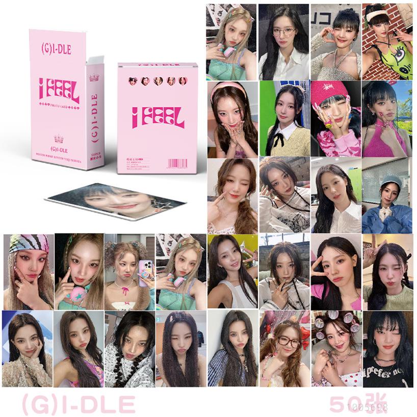 50 Pcs Blackpink Twice Newjeans Kpop Album Card Lomo Kpop Laser