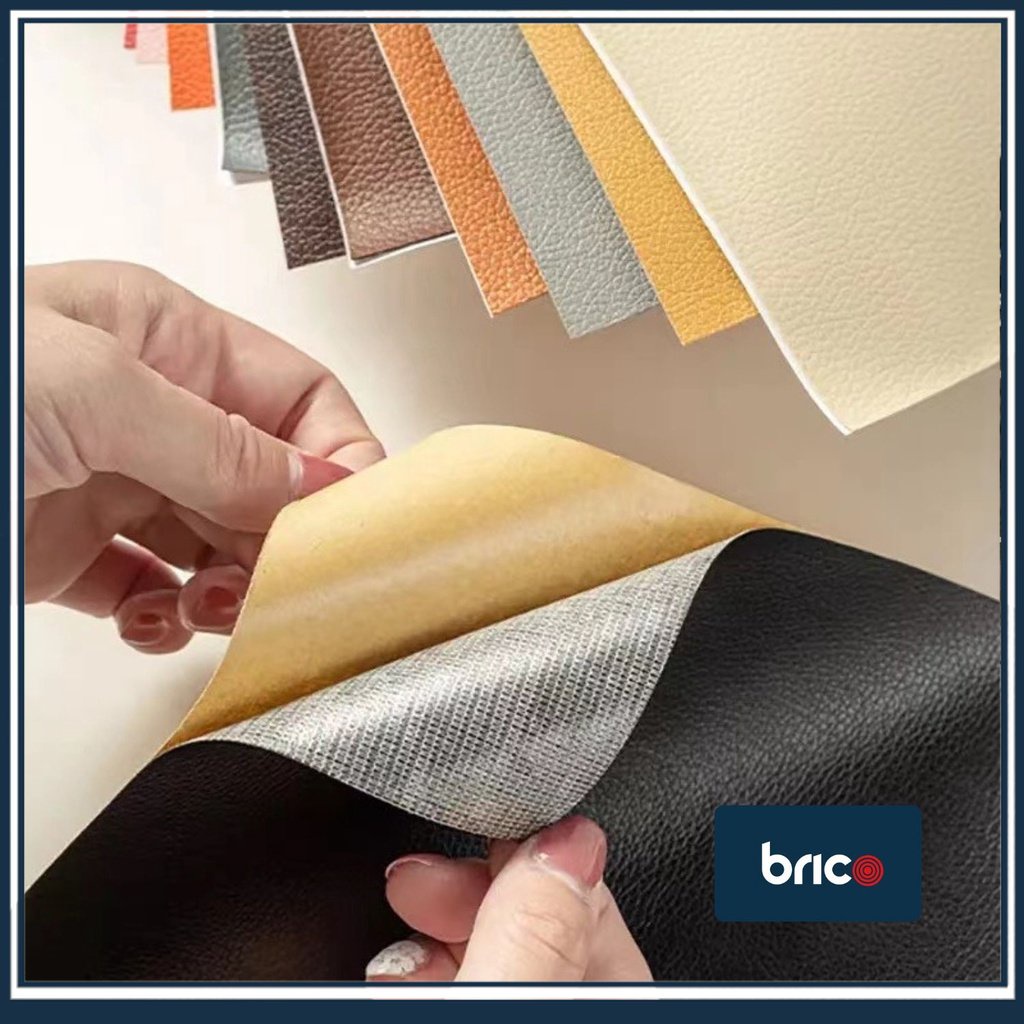 Brico Self Adhesive Leather Patch Stickers No Ironing Sofa Repairing