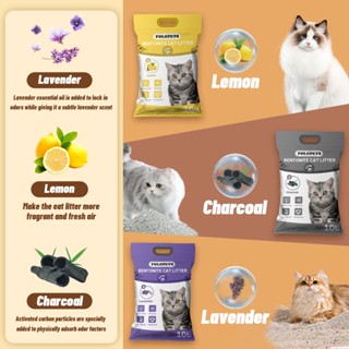 Folopets Cat Litter Sand Bentonite Cat Litter Scents Lavender Lemon