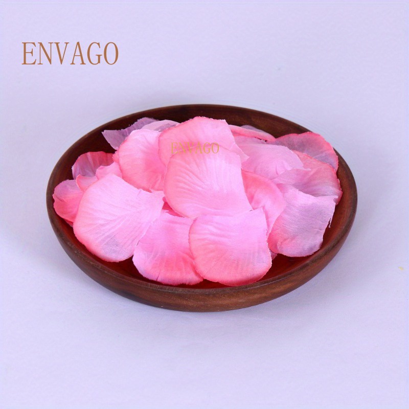 Pcs Rose Petals Flower Girl Toss Fake Silk Petals Artificial Petals