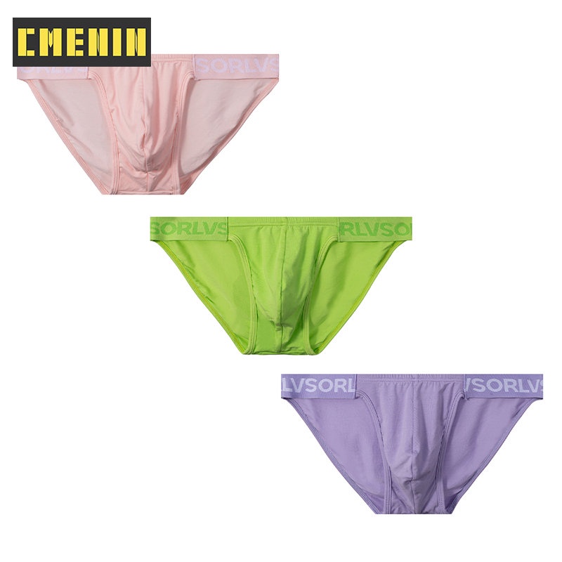 CMENIN 3Pcs Low Waist Gay Sexy Men S Panties Briefs Men Underpants Hot