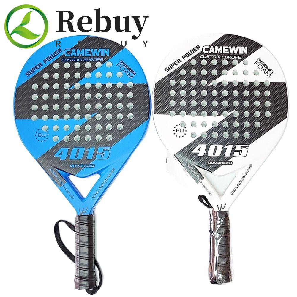 REBUY Padel Rackets Professional Soft EVA Face Beach Tennis Racket