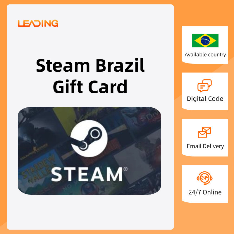 STEAM BRAZIL STEAM Wallet Codes 10 200 BRL Official GIFT CARD