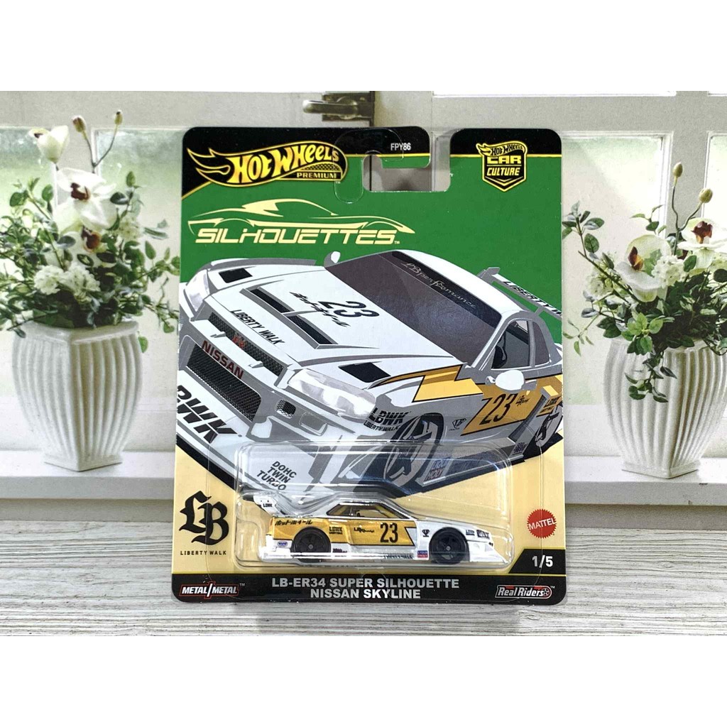 HOT WHEELS PREMIUM LB ER34 SUPER SILHOUETTE NISSAN SKYLINE CAR CULTURE