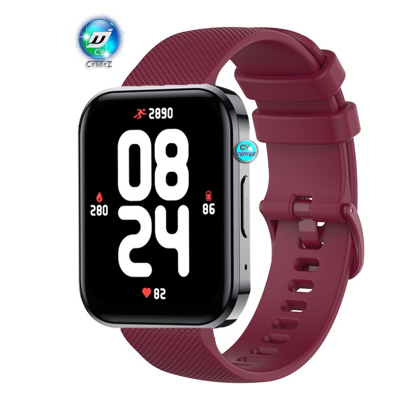 Realme DIZO Watch D Plus Strap Silicone Strap For Realme Techlife DIZO