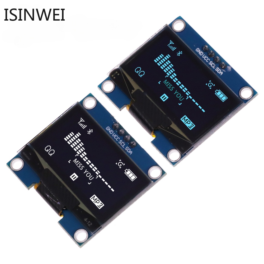 Pcs Oled Module White And Blue Color Iic I C X Inch Lcd