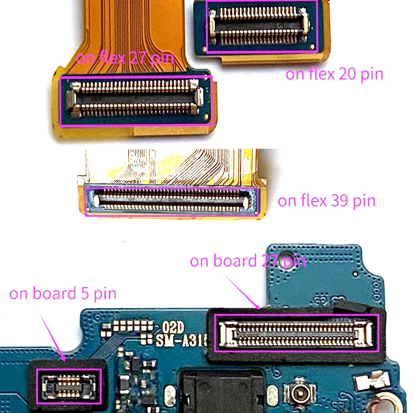 For Samsung Galaxy A31 A315F A315 LCD Display FPC Connector On