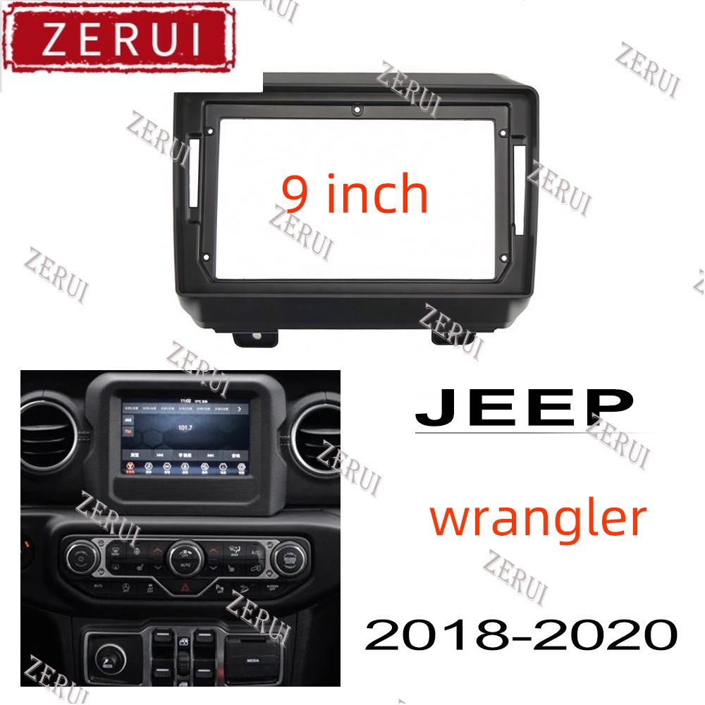 Zr For Inch Android Head Unit Player Fascia Din Radio Frame Car Dash