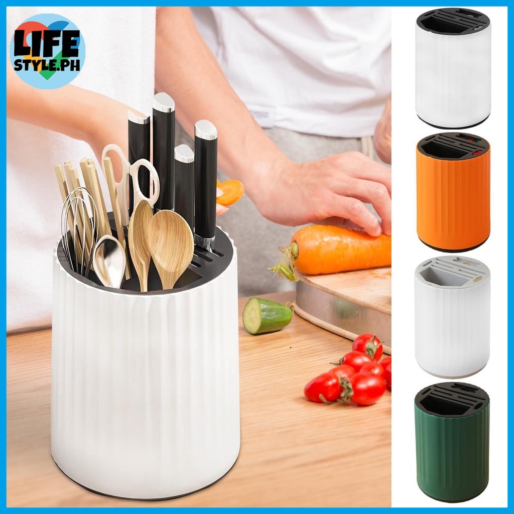 Ls Kitchen Rotating Knives Holder Degree Rotating Chopsticks Cage