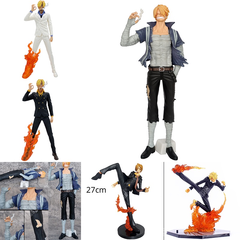 One Piece Gk Sanji Action Figure Room Decoration Model Sanji Kicking