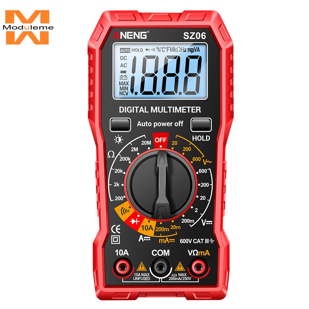 Digital Multimeter Aneng Sz Voltage Tester Voltmeter Trms Counts