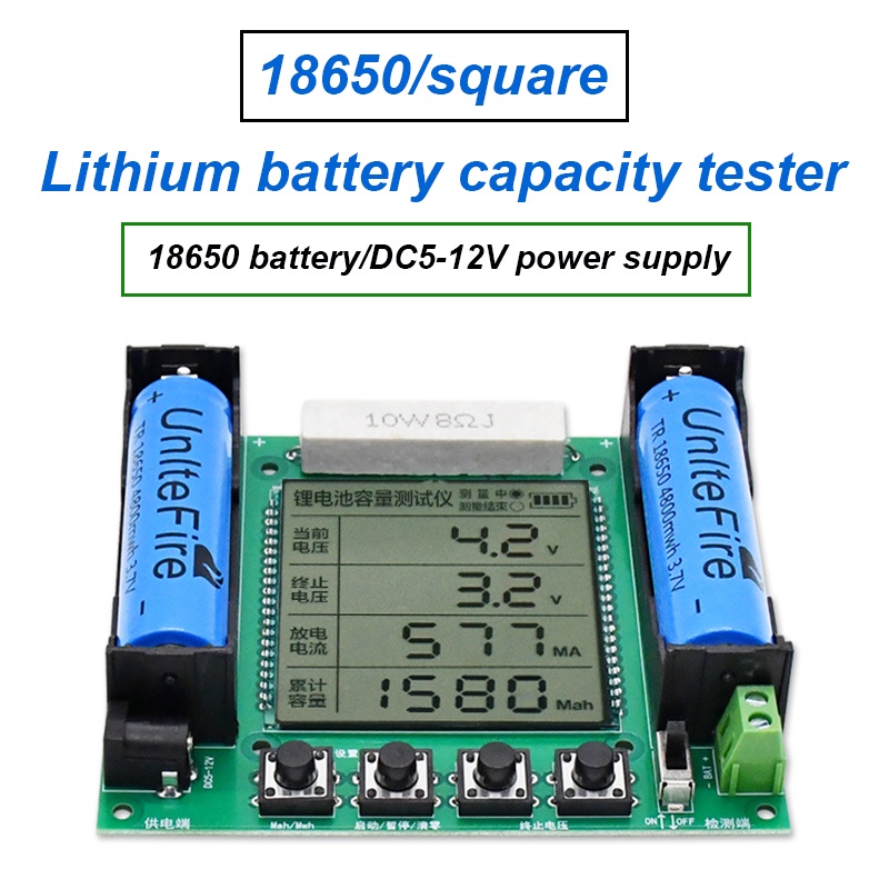 XH M239 18650 Lithium Battery Capacity Tester Module MaH MwH Digital