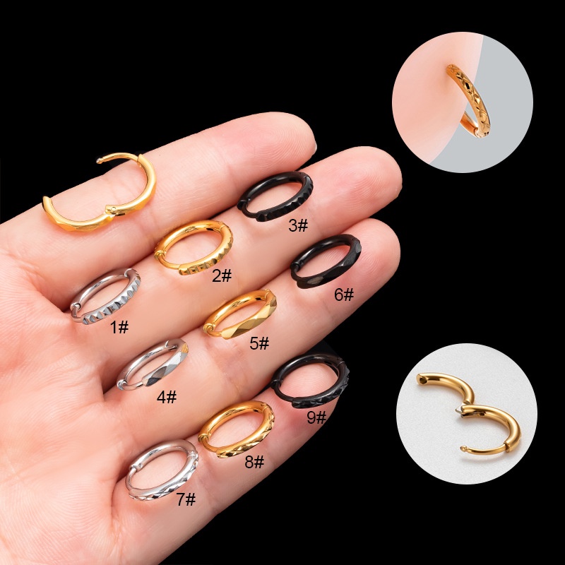 Piece Gauge Mm Hoop Cartilage Clicker Earring Helix Pinna Lobe