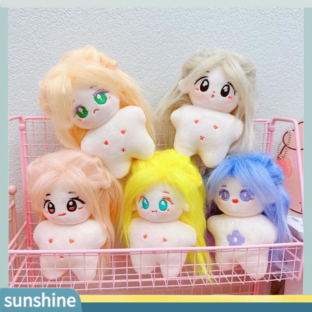 Suse Cm Naked Cotton Doll Colorful Hair Diy Hairstyles Cute Big Eyes