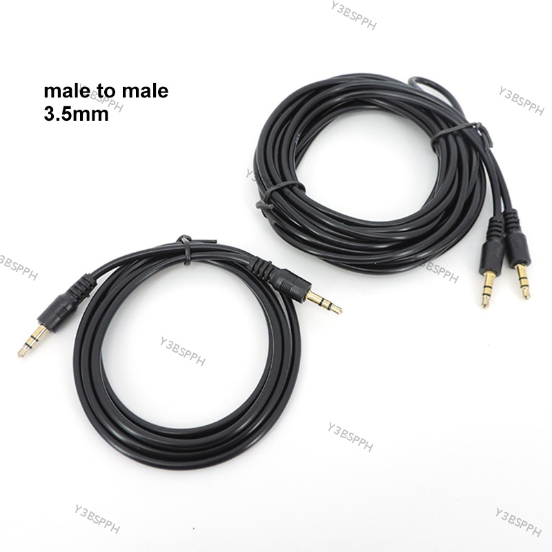 1 5 3 5m 3 5mm 3pole Audio Male To Male Female Jack Plug Stereo Aux