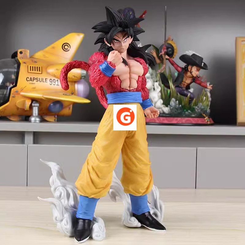 30cm Dragon Ball SSJ4 Son Goku GK Super Saiyan 4 Goku PVC Figure