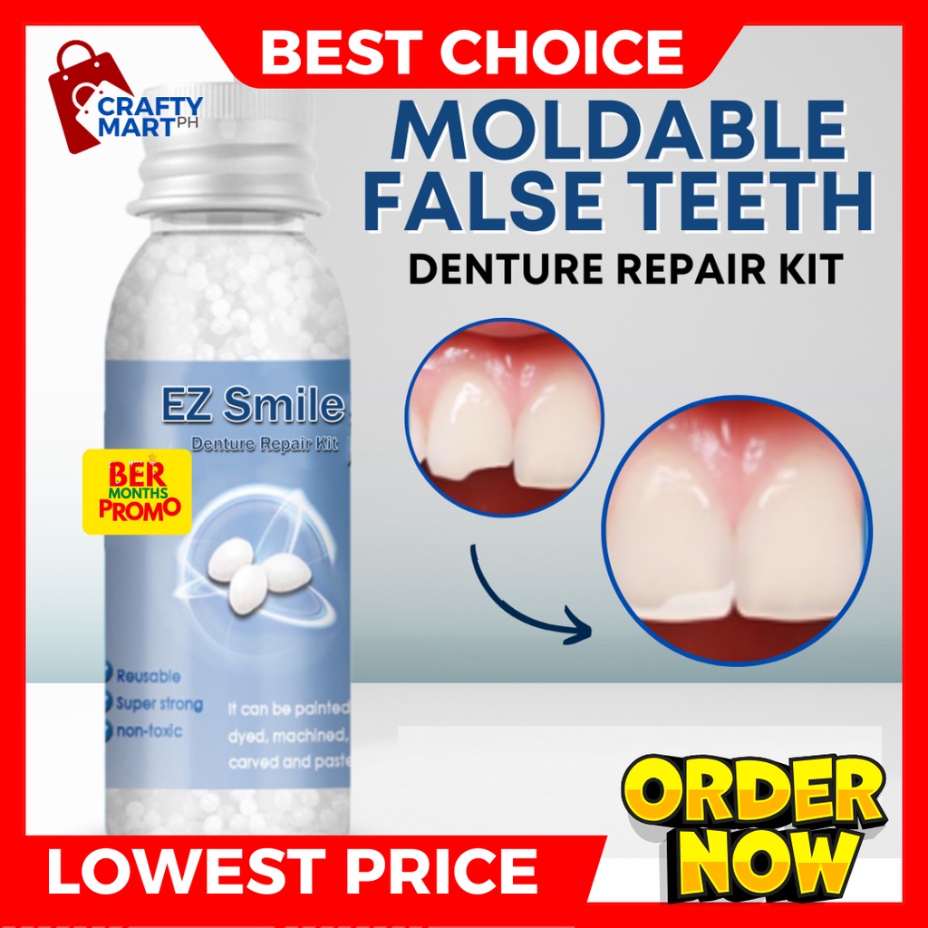 Crfty Ml Temporary Tooth Repair Kit Filling Teeth Gaps Moldable False