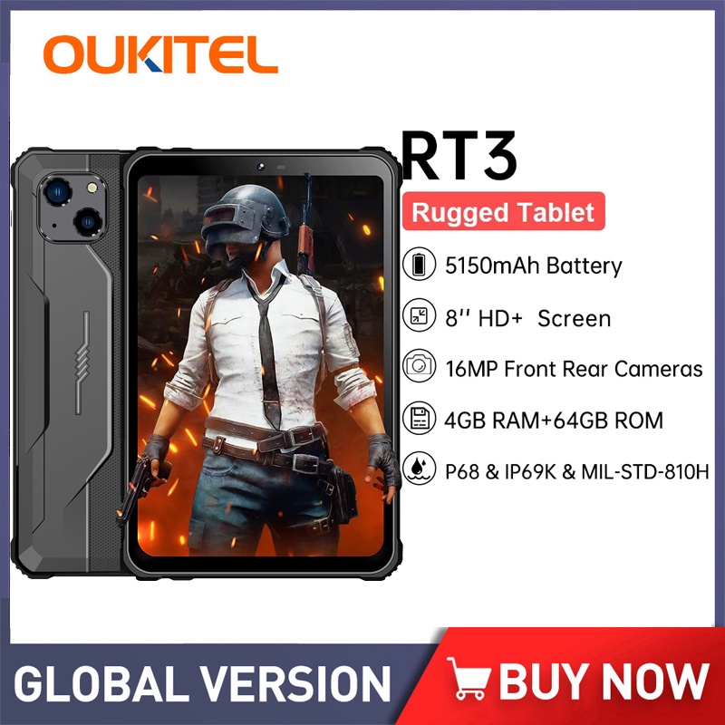 Oukitel Rt Mini Rugged Tablet Inch Hd Mah Gb Gb Android