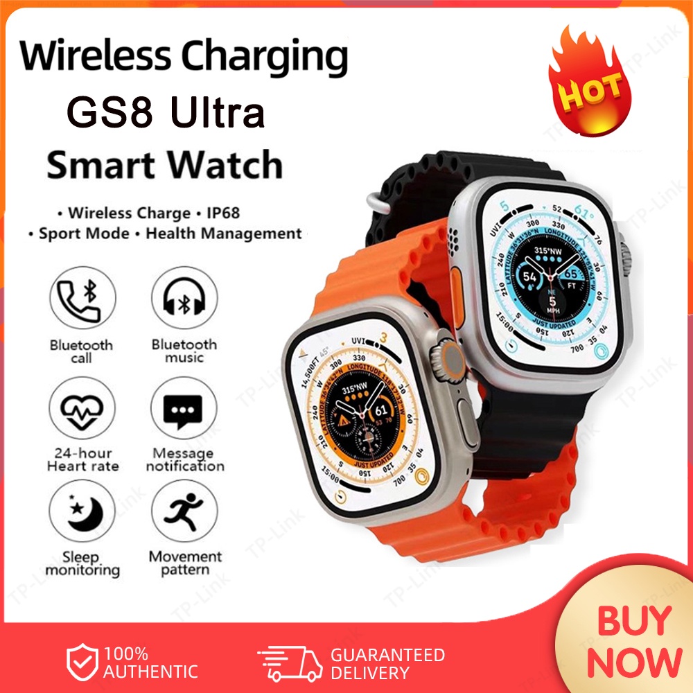 Smart Watch Gs Ultra Series Nfc Body Temperature Bluetooth Call