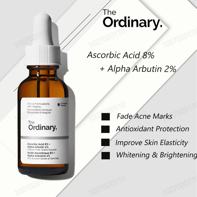 The Ordinary Ascorbic Acid Alpha Arbutin Vitamin C Serum Ml