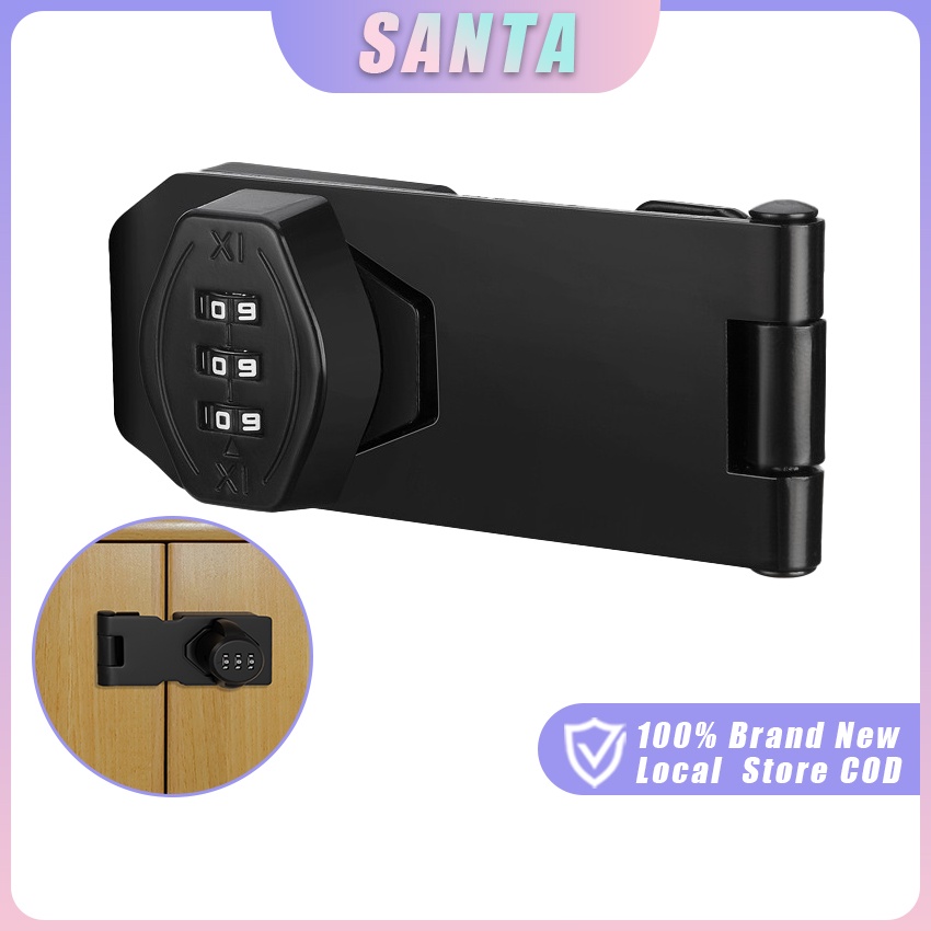 Household Cabinet Combination Password Locks 3 Digit Zinc Alloy Cabinet