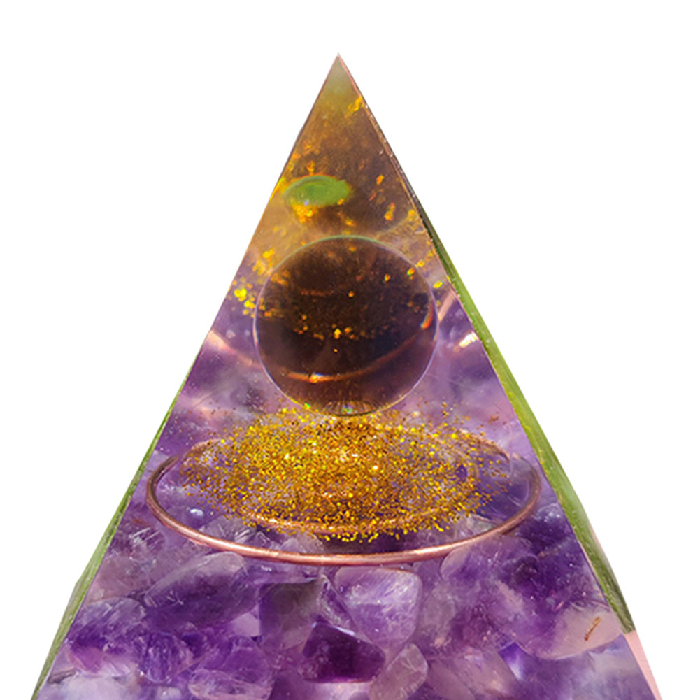 Innovative Cm Natural Stone Orgonite Pyramid Crystals Orgone Energy