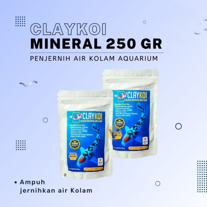 Clay Koi Fish Pond Purifier ClayKoi 250 Gram Calcium Montmorillonite