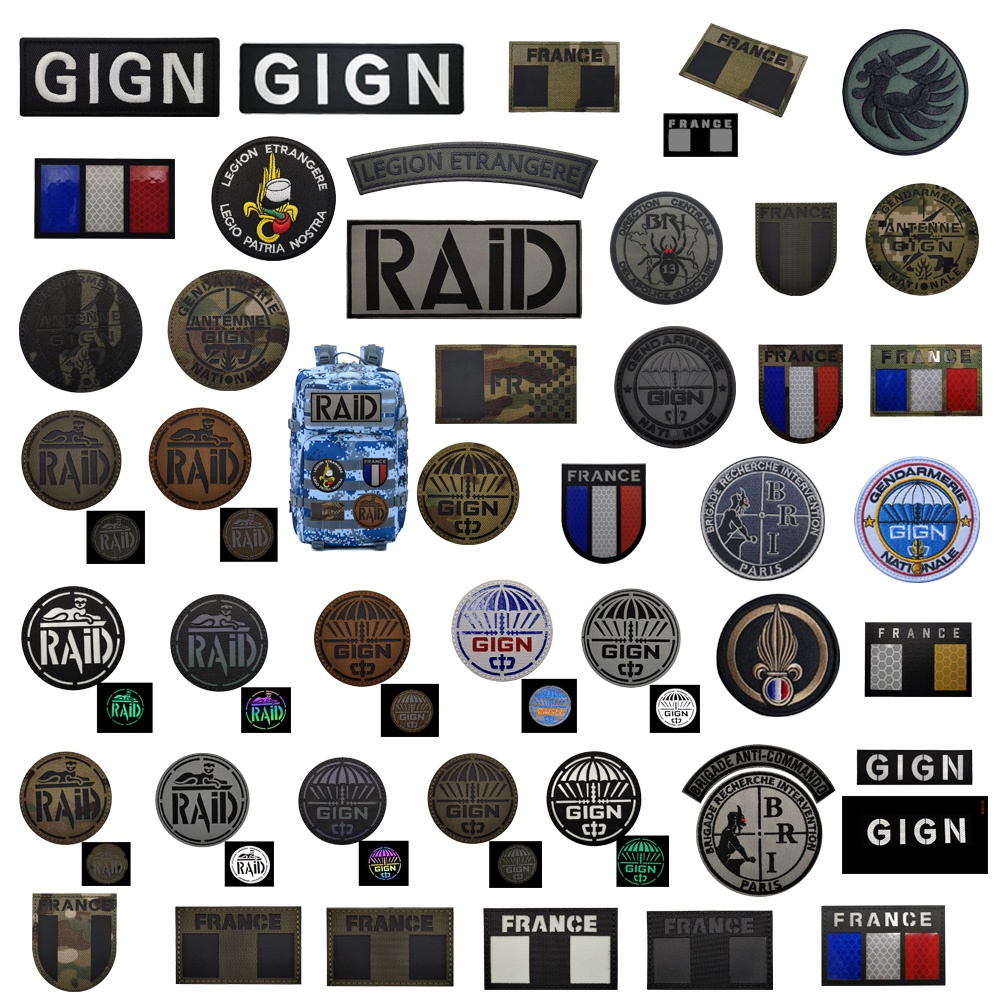 Velcro Patch Outdoor R Rainbow No Ir Armband Gign French Tactical