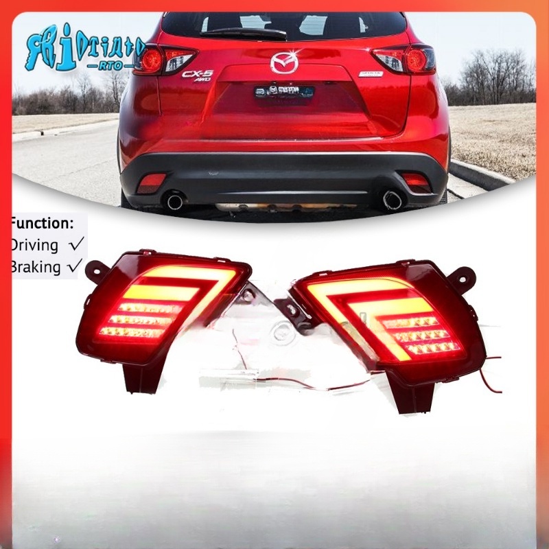 Rto LED Reflector Rear Bumper Tail Light For Mazda CX 5 CX5 2013 2014