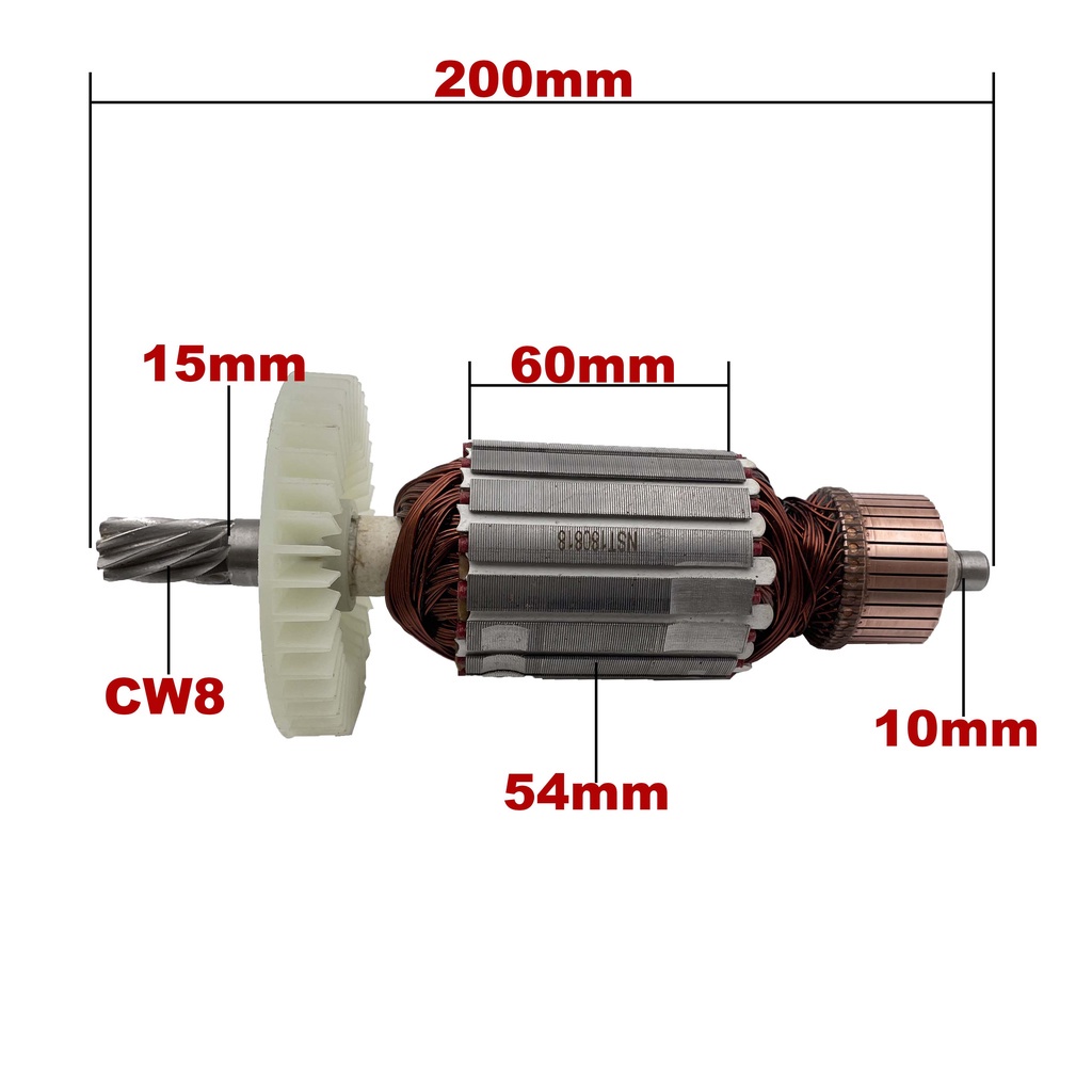 Ac V V Armature Rotor Anchor Replacement For Maktec Cut Off