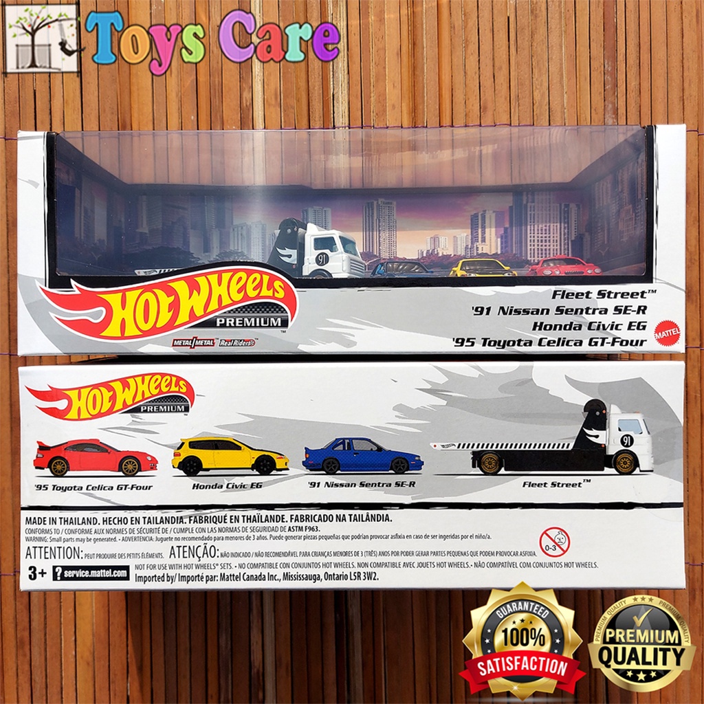 Hotwheels Premium Honda Civic Eg Nissan Sentra Toyota Celica Gt