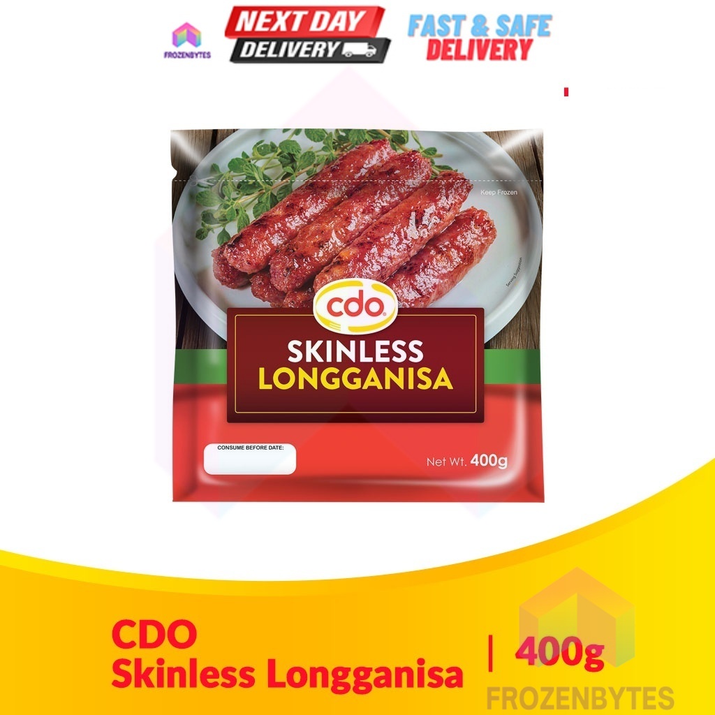 CDO Skinless Longganisa 400g Shopee Philippines