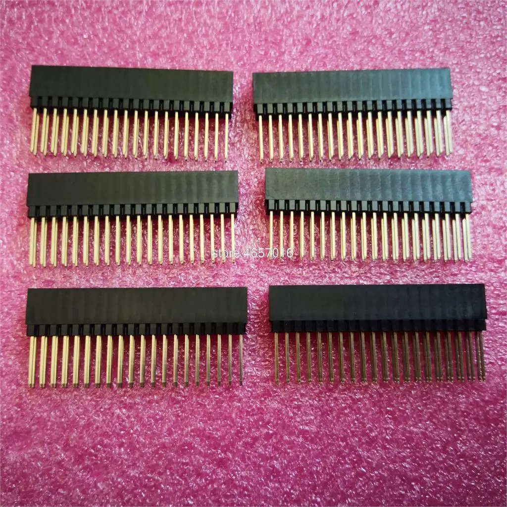 Pcs Lot Mm Pitch X Pin Pin Female Double Row Long Pin