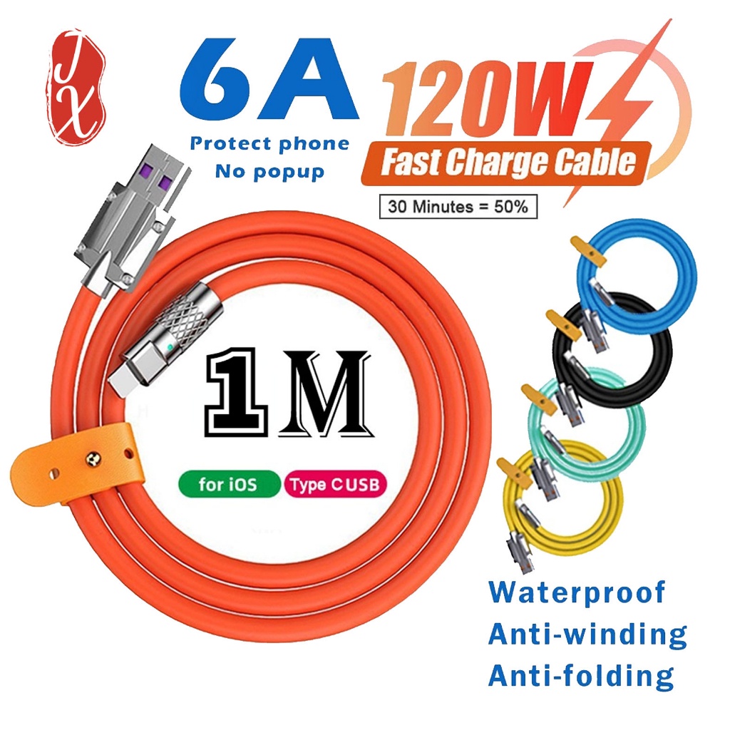 Jx W A Super Fast Charge Type C Liquid Silicone Cable Quick Charge