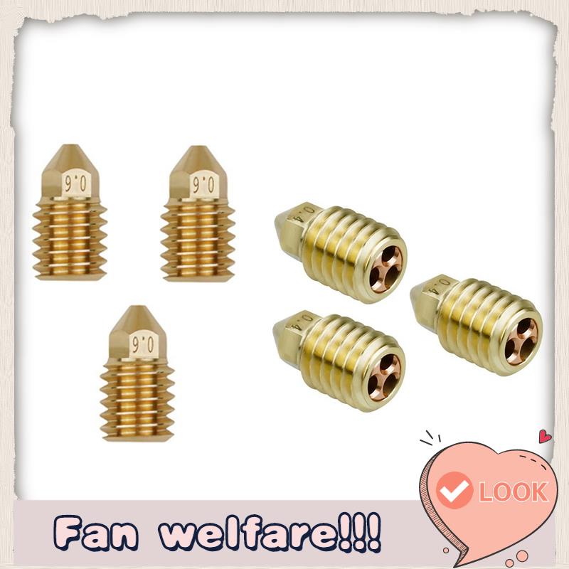 Pcs Cht Clone Brass Nozzle High Flow Three Holes D Printer Cht Nozzle