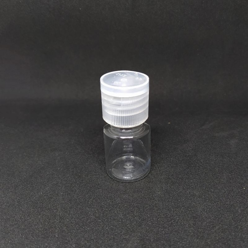 1PCS Flip Cap Travel Bottle PET Plastic Bottle Botol Kosong Sample