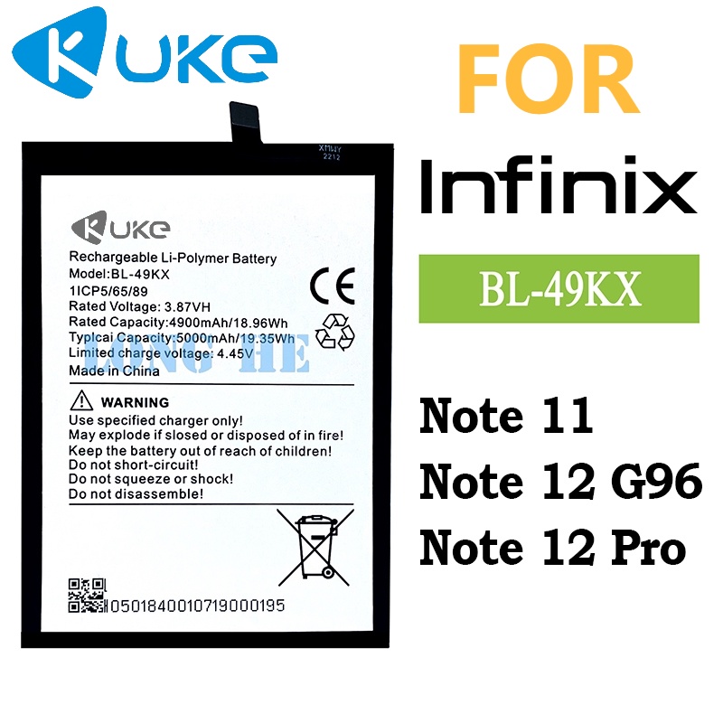 Kuke Battery Bl Kx For Infinix Note Note G Note Pro