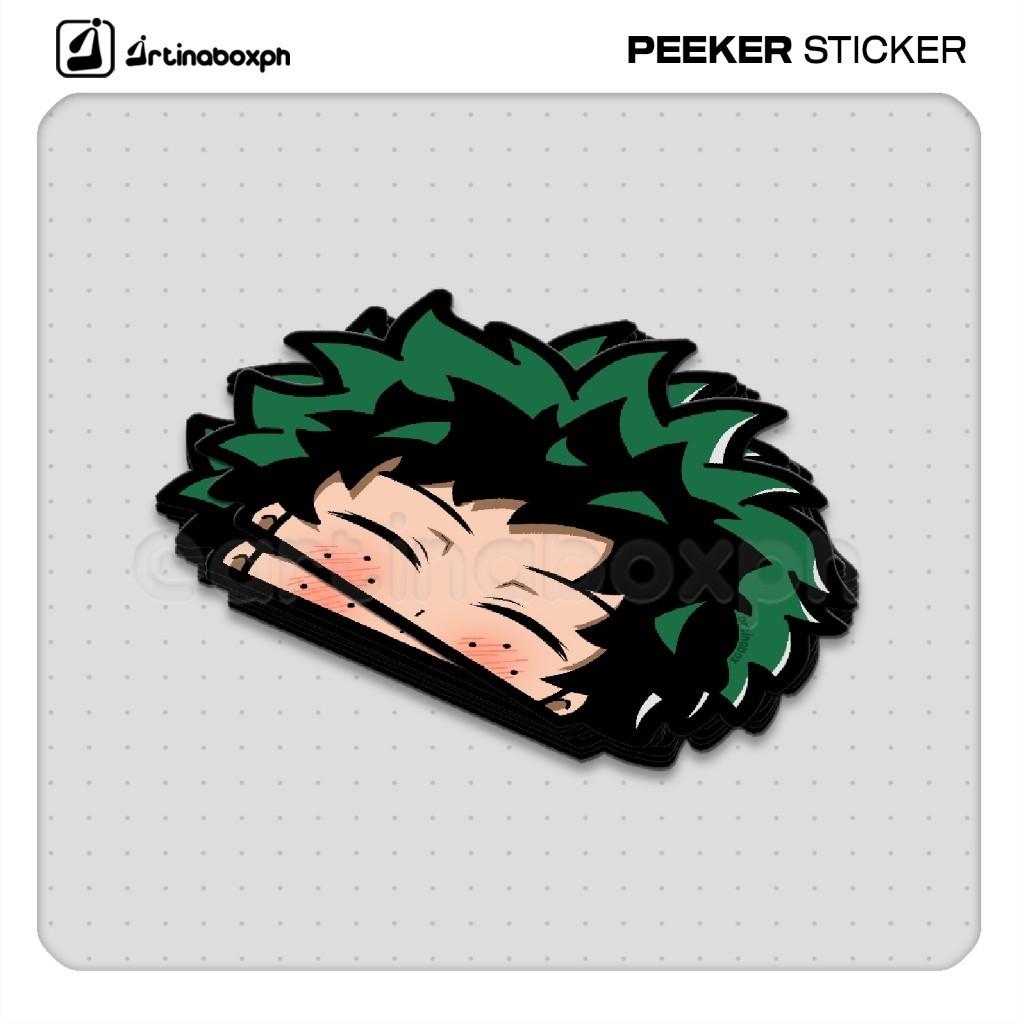 Hot Sale Izuku Midoriya Deku My Hero Academia Peeker Sticker