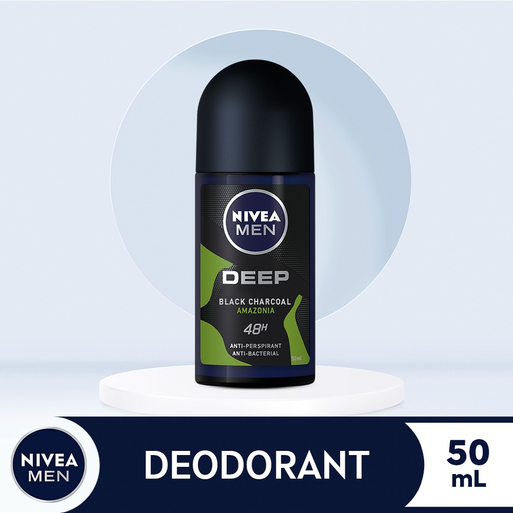 NIVEA Men Deodorant Deep Amazonia Roll On 50mL Shopee Philippines