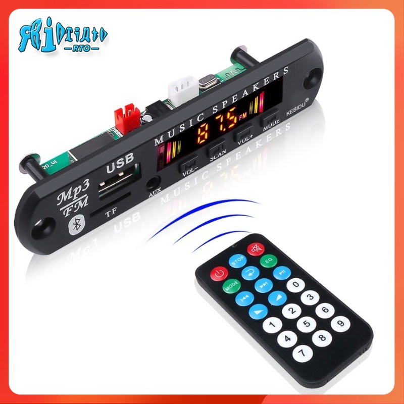 Rto Wireless Bluetooth Dc V V Mp Wma Decoder Board Car Audio