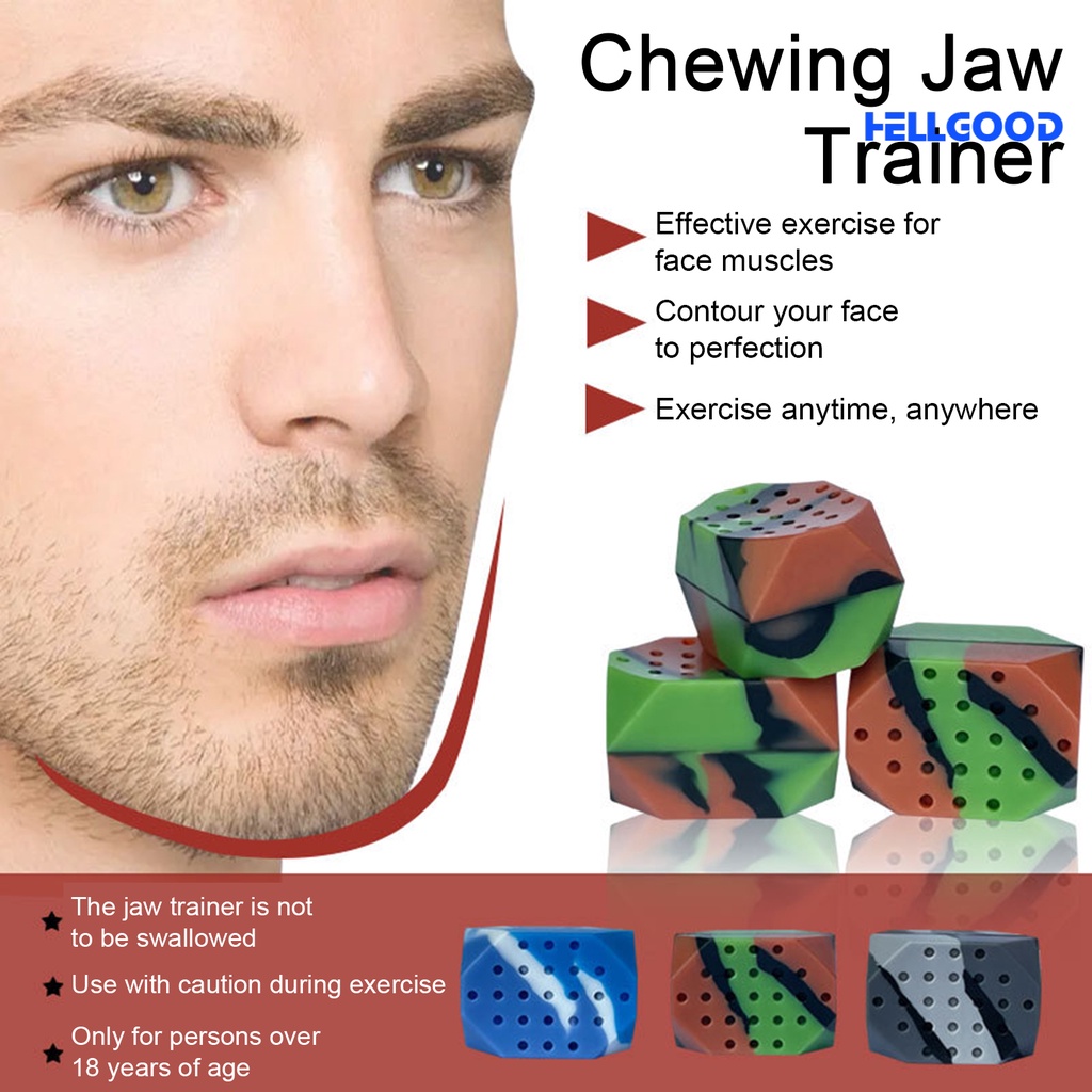 Hell Pcs Men Women Jawline Exerciser Resistance Levels Silicone