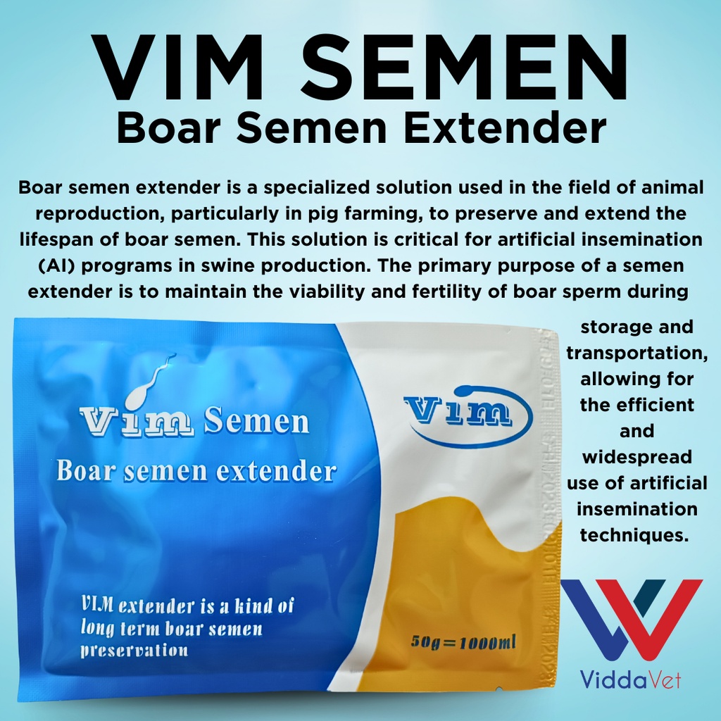 Pc Vim Long Term Vim Semen Extender Vim Semen Extender For Pig Semen