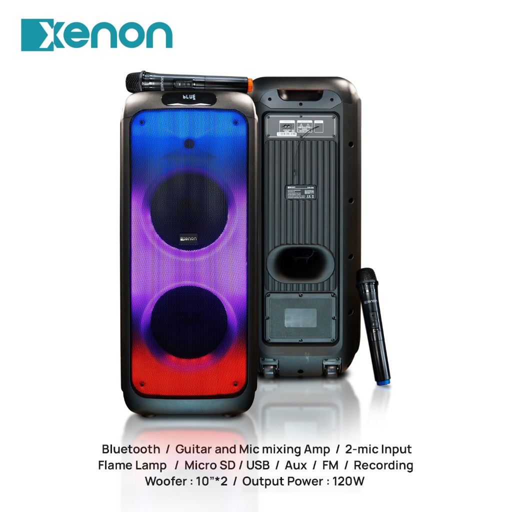 Xenon Portable Bluetooth Speaker X W Free Wireless Mic