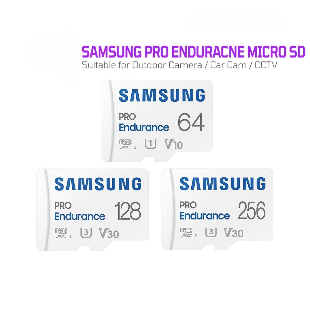 Samsung Pro Endurance MicroSD 64GB 128GB 256GB Memory Card For