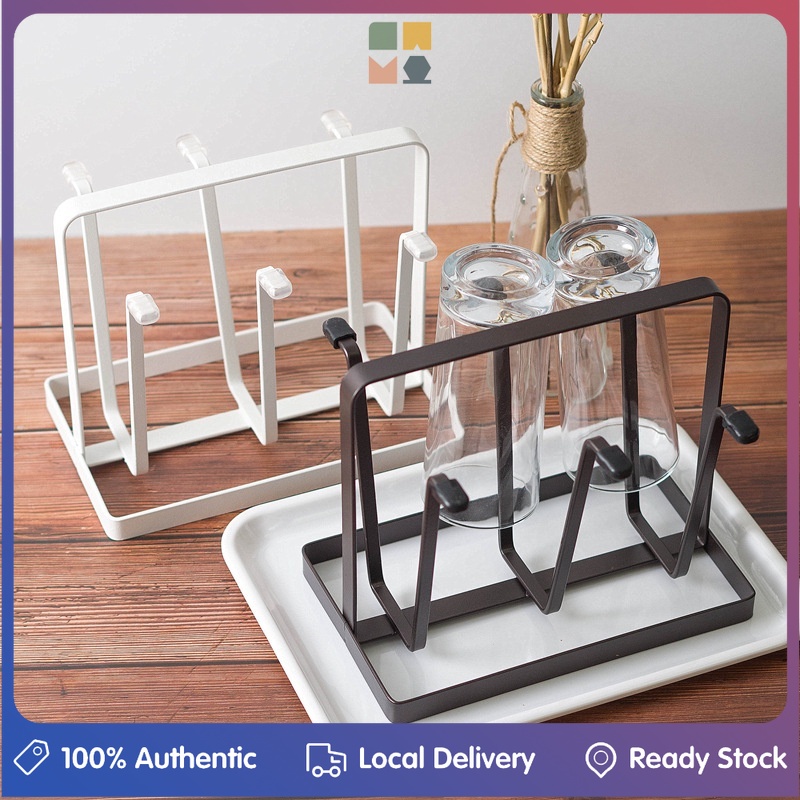 Flandre Glass Cup Rack Draining Drying Water Mug Drying Organizer