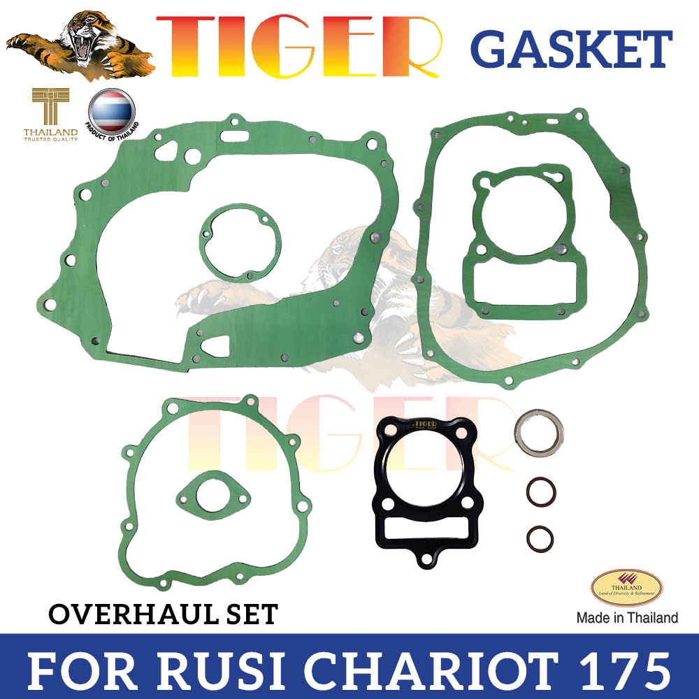 TIGER RUSI CHARIOT 175 Complete Engine Overhauling Gasket Set 100